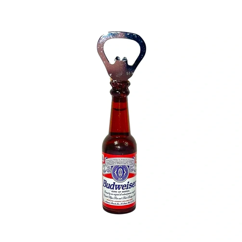 Budweiser Red and Silver Bottle Opener